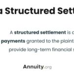 Settlement lump sum structured